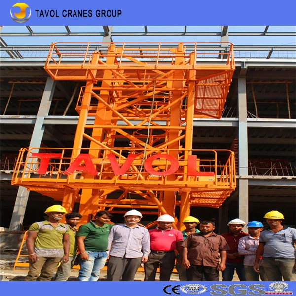 2ton Derrick/Luffing Tower Crane Qtd3020 Top Slewing Tower Crane