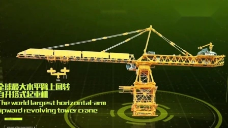 Chinesische Top-Marke Zoomlion Hammerhead Tower Crane D5200