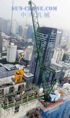 China Construction Tower Crane Qtdc2420 Stationärer Derrickkran Preis Heiße Verkäufe